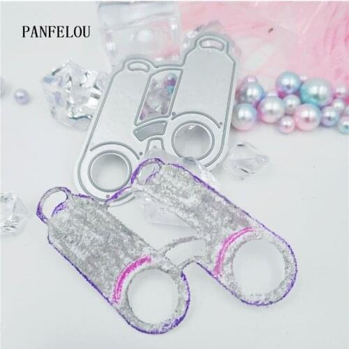 PANFELOU The telescope metal craft paper die cutting dies Scrapbooking/DIY Easter Halloween Embossing mould cards