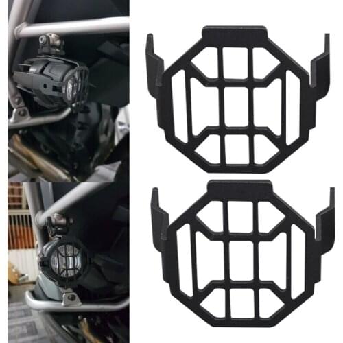 Motorcycle Black Fog Light Protector Guard OEM Cover Grill For BMW R1200GS LC F800GS Adventure ADV GSA F800 GS ADV Universal
