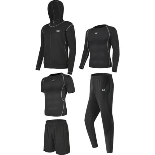 2 Pcs Jogging Mens Sports Suit Trousers Hooded Running Sports Coat Outdoor Morning Running Gymwear Fitness Comfortable Clothes