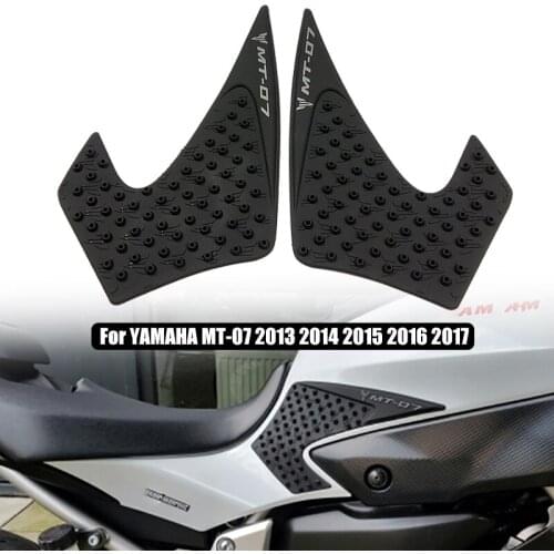 MT07 Stickers Anti Slip Fuel Tank Pad Knee Grip Sticker For Yamaha MT-07 MT-07 FZ07 2013 2014 2015 2016 2017 2018 Motorcycle