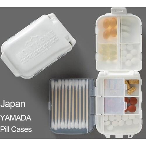 Weekly Pill Box 8 Grids Pills Organizer Splitter Medicine Containers Tablet Storage Organizer Pill Case Tablet Holder for Travel
