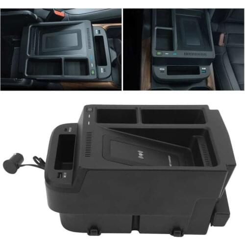 15W Wireless Charger Armrest Storage Box QC3.0/PD3.0 Fast Charging Replacement for Honda CRV 2019 2020 2021