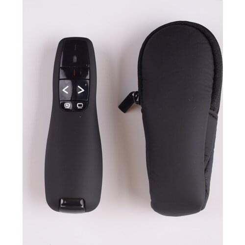 2.4GHz USB R400 Wireless PPT Remote Control Presenter Red Laser Pen Pointer For Powerpoint Z2 , With Portable bag