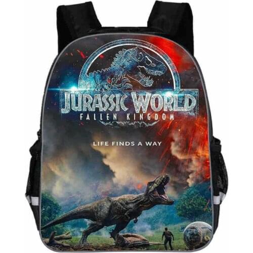 3D Animal Tyrannosaurus pattern World Park Schoolbag Jurassic Dinosaur Backpack knapsack Toys Gift For Child Travel BookBag