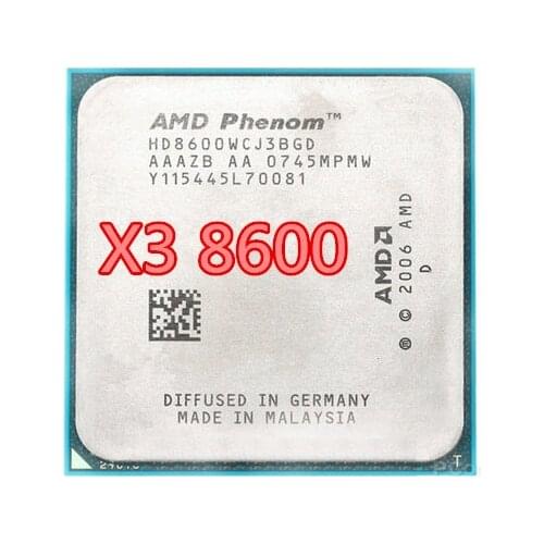 AMD Phenom X3 8600 x3 8600 2.3GHz Triple Core Processor Socket AM2/AM2+ 940-pin cpu, 95W L3=2M