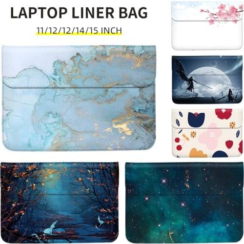 Water Proof Laptop Sleeve for Huawei Matebook 13 14 pro 16.1 2021 PU leather laptop case Matebook D14 D15 2020 Liner Sleeve Case