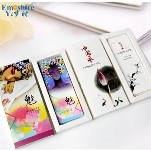 Bookmarks Creative Cute Cartoon Retro Chinese Bookmark Stationery Gift Diy Card Paper Bookmarks M007