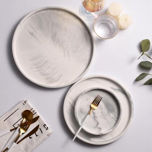 Large Diameter Round Concrete Tray Mold 30cm Round Plaster Storage Tray Silicone Molds Big Cement Pallet Epoxy Resin Mould