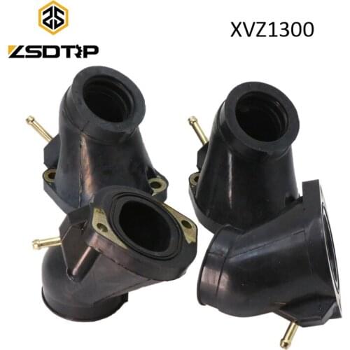 ZSDTRP Motorcycle Dirt Bike Carburetor Rubber Adapter Inlet Intake Pipe Manifold Boot For Yamaha XVZ1300 Royal Star 1996-2001