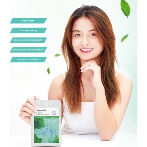 1pc Portable Fruit Flavour Oral Spray Breath Agent Fresh Anti Smoke Bad Breath Odor Spray Freshener For Appointment Artifact