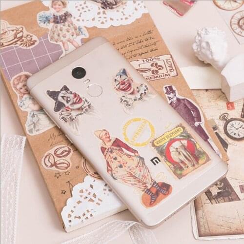 10sheet/pack Retro Handbook Sticker Series Diary Plan Sheet Cut DIY Sticker Scrapbook Hand Cut 125*95mm