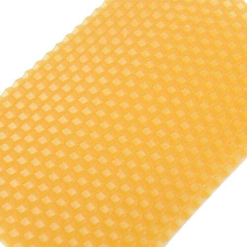 10Pcs Beeswax Sheets Natural Foundation Sheets for Candle Making Sheets