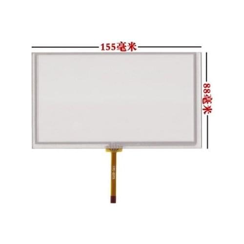 155*88mm Touch screen digitizer For HSD062IDW1 6.2 inch car-DVD touch screen free shipping