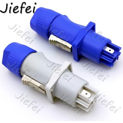 4sets high quality PowerCON Type A NAC3FCA+NAC3MPA-1 Chassis Plug Panel Connector 20A/250V