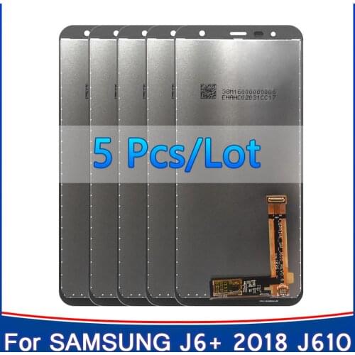 5 Piece 100% Test For Samsung Galaxy J4+ 2018 J4 Plus J415 J415F J415G LCD Display Touch Screen Digitizer For J6+ Plus J610 LCD
