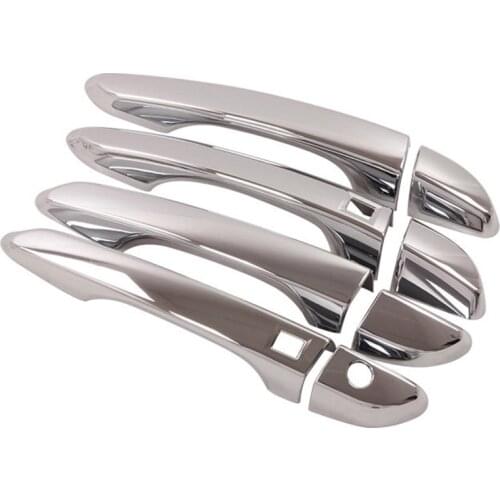 8PCS for Hyundai KONA 2018-2020 Car Door Handle Bowl Side Door Bowl Cover Trim Protectors Exterior Accessories