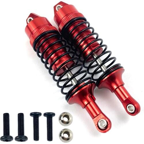 2pcs/4pcs Aluminium Alloy Shock Absorber Assembled Big Bore Shocks Front & Rear for Traxxas Slash 1/10 727 4x4 RC Car Parts