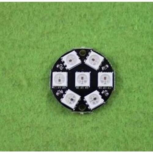 Free Shipping!!! CJMCU7 bit WS2812 / 5050 RGB/LED driver built-in full color lights / circular board / Electronic Component