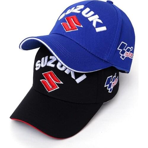 Cotton embroidery racing Men baseball cap for Suzuki logo women Sun hat adjustable outdoor dad hat streetwear Unisex hip hop cap