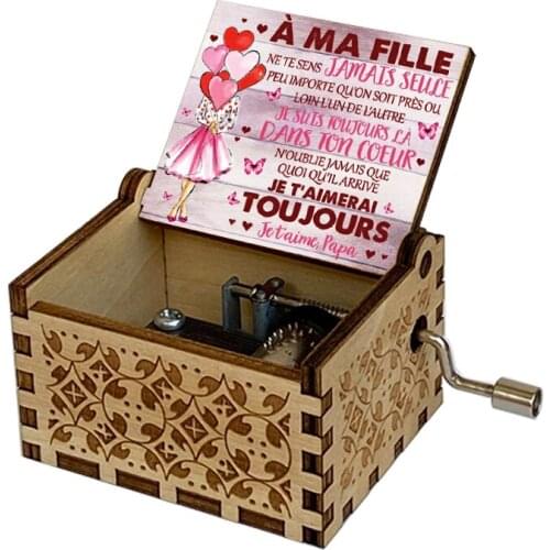 Childrens Wooden Toys, Carved Wooden Music Box, Christmas Gifts, Colorful Childrens Toys, Holiday Gifts