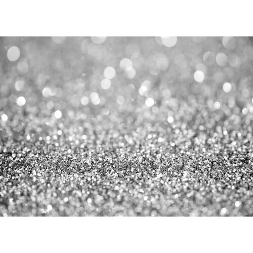 Photography Backgrounds Silver Sand Glitter Bokeh Vinyl Backdrop for Shimmer and Shine Party Baby Shower Photocall Photo Studio