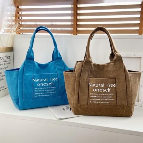 Women Canvas Shoulder Bags Female Crossbody Bags Solid Women Bag Fashion Casual Designer Female Handbag Large Capacity Totes