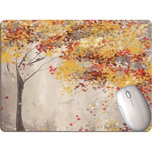 Fresh leaf pattern student desk keyboard mouse pad writing pad notebook computer pad office desk mat