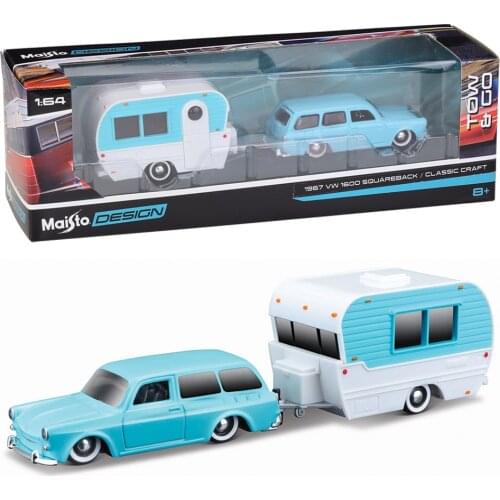 Maisto 1:64 1932 Ford Roadster / Traveler Trailer trailer model simulation car model alloy car toy male collection gift
