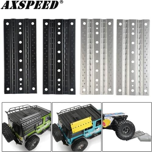 AXSPEED Metal Sand Ladder Recovery Board 140*61mm for 1/10 RC Crawler Car Axial SCX10 90046 TRX4 D90 D110 Tamiya CC01 Parts