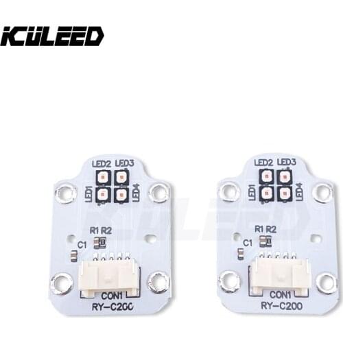 2PCS Blue/Red Daytime Running Light Control Modules Unit Modification Accessories for Mercedes-Benz W205 C-Class