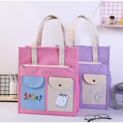 Cartoon Cute Western Style Childrens Palace Tutorial Carry Bag Can Put Rain Umbrella Glass Childrens Bag School Bag Extracurri