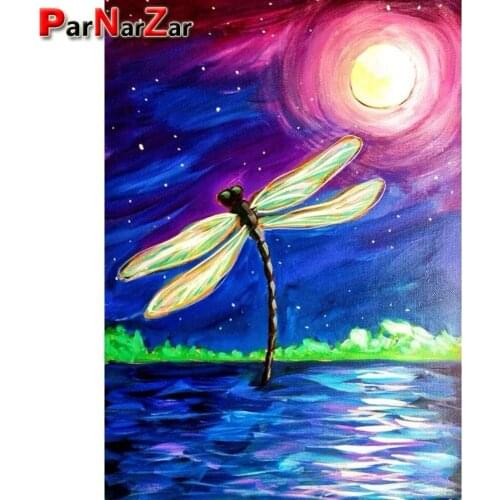 ParNarZar Dragonfly Diamond Painting Kits For Bedroom Livingroom Studyroom Home Decoration Gift