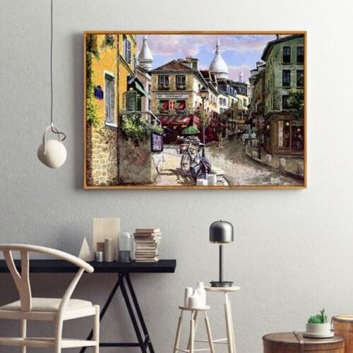 Landscape Picture By Sung Sam Park A Korean-Born French Artist Canvas Paintings Printed Poster For Room Wall Decor