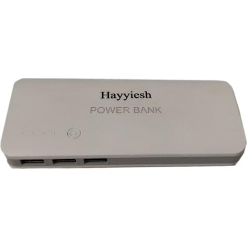 Hayyiesh Portable Power Bank Charger, Charger Battery Pack with Dual USB Ports, 10000mAh Capacity