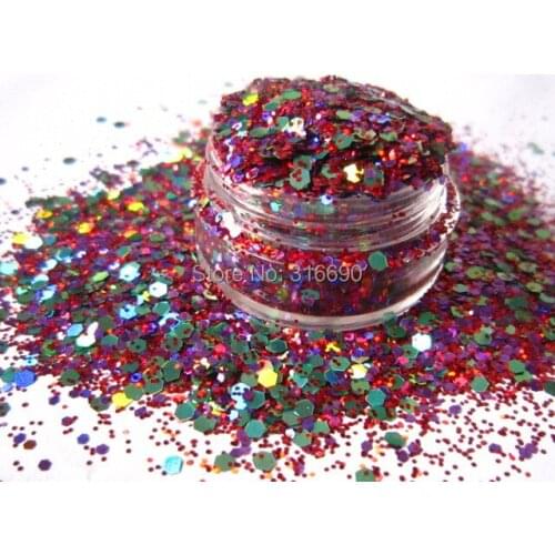 Solvent Resistant Glitter Mix for Nail Polish and Nail Art Frankening Supplies