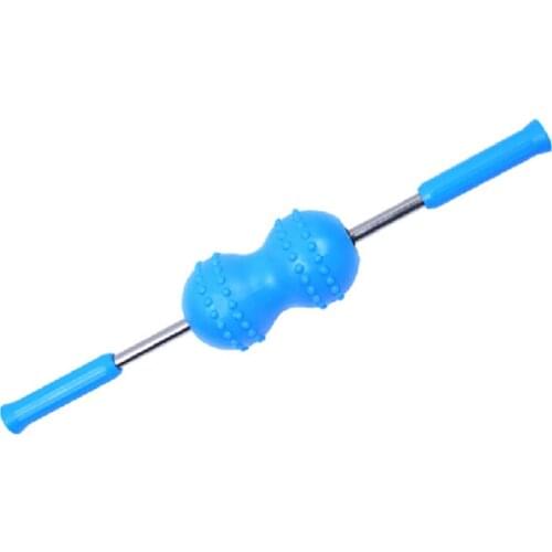 Roller Floating Point Massage Muscle Deep Relax Dual Balls Rolling Massager Stick Bar Gym Sports Full Body Sport Fitness Tool