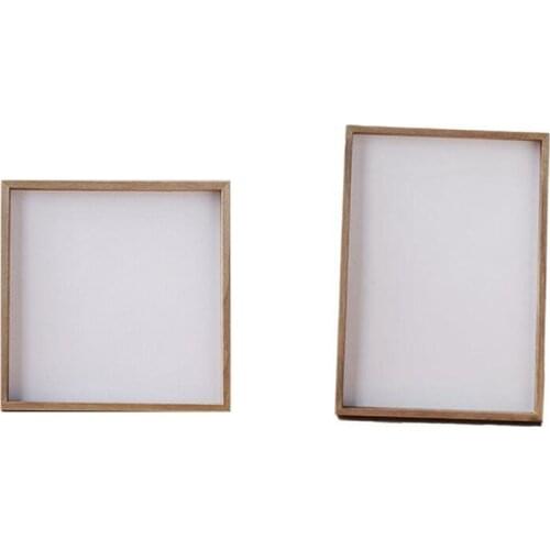 Nordic Wood Photo Frame Specimen Plant Vintage Picture Wall Frames Dried Flowers Picture Poster Frame Home Decor