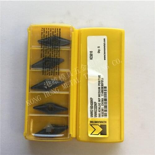VNMG160408MP KC5010 Original Kennametal Carbide Inserts Turning Inserts Lathe Tools 10Pcs/Lot