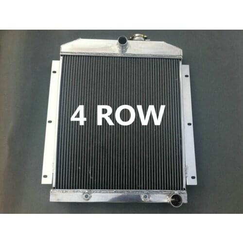 4 Rows Aluminum Radiator 1947-1954 For Chevy C / K 3000 Series Truck Pick Up AT 1947 1948 1949 1950 1951 1952 1953 1954
