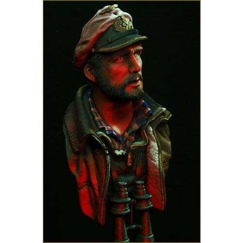 1/10 BUST MAN Das Boot toy Resin Model Miniature resin figure Unassembly Unpainted