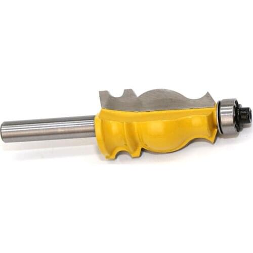 1pc Wood working Milling Cutter 8mm Handle Fishtail Handrail Knife Angle Molding Router Bit Trimming Wood Milling Cutter Tools