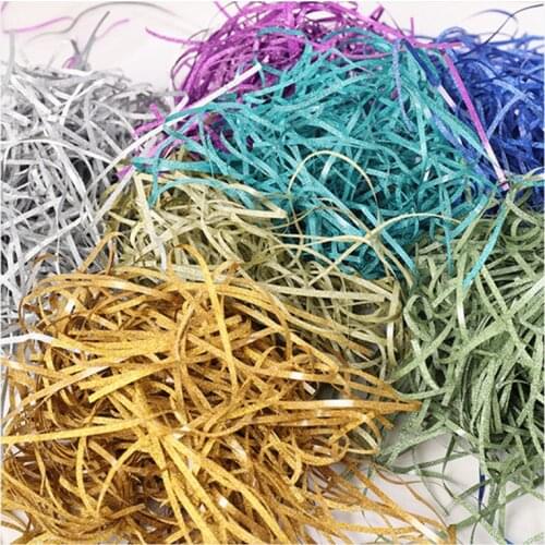100g Glitter Colorful Raffia Filler Paper Box Filler Wedding Box Filling Confetti Birthday Party Gift Wrapping Decoration DIY