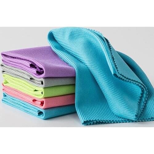 3/5PC Kitchen Cleaning Cloth Bright Towel Glass Cup Bowl Anti-Grease Wiping Rag Polished Strong Water Absorption Scouring Cloth