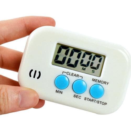 Kitchen Timer Digital Alarm Clock Countdown Food Cooking Kitchen Electronic Accessions Magnetic Large LCD Screen Gadgets
