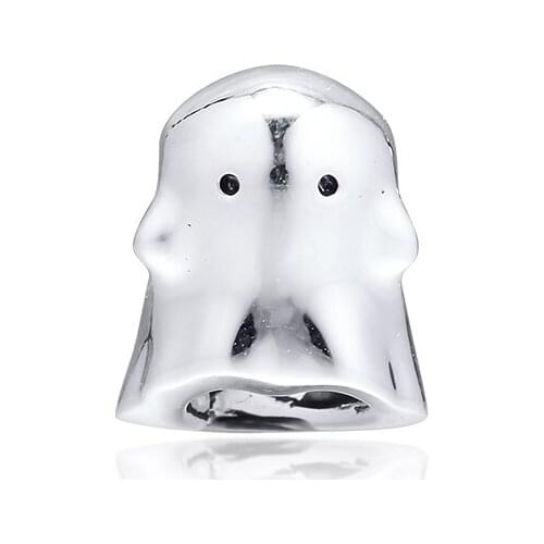CKK Boo the Ghost Charms 925 Original Fit Pandora Bracelets Sterling Silver Charm Beads for Jewelry Making Bead kralen