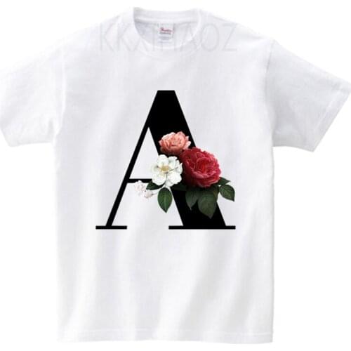 New Birthday Childrens Short Sleeve T-shirt Fashion Letters FlowersT-shirts Boy Kid Boys And Girls Tops Shirts Children Tshirt
