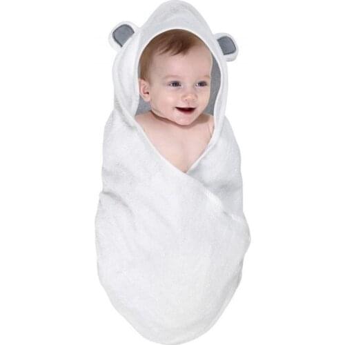 Baby Bath Towel With Hooded Cloak Newborn Bath Bathrobe Bamboo Fiber Super Soft Absorbent Autumn Winter Quilt Newborn Blanket