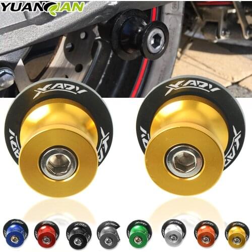 For Honda X-ADV XADV 750 2017-2018 Motorcycle Accessories XADV CNC Aluminum M8 Swingarm Spools Slider Stand Screw X-ADV LOGO