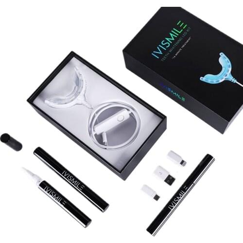 IVISMILE Teeth whitening personal care tool professional teeth whitening lamp gel kit bleaching teeth dental whitening device
