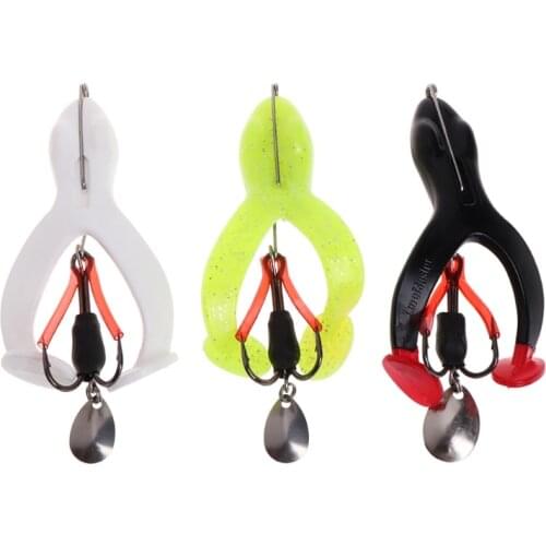 Fishing Bait Artificial Frog Soft Lure Anti Hanging Crankbait 9cm17g Sequin Hook High Quality and Brand New